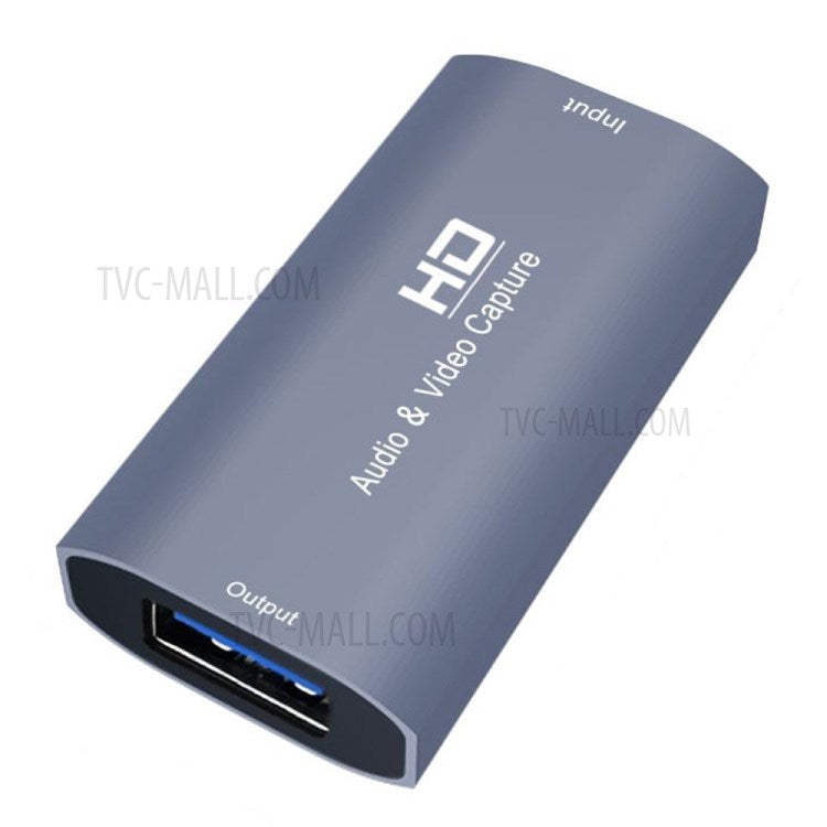 Z52 USB Female to 4K HDMI Female Computer Audio Video Capture Card for Live Streaming Broadcasting