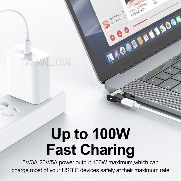 Gold-plated Pins Type-C 100W Fast Charging Magnetic Adapter Connector