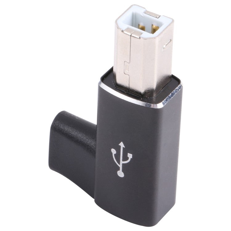 Type-C Female to MIDI Male Adapter Converter for Electric Piano Printer - Black