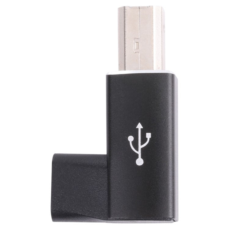Type-C Female to MIDI Male Adapter Converter for Electric Piano Printer - Black
