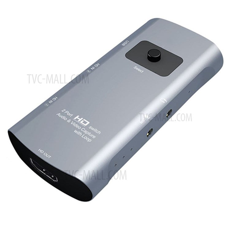 Z55 HDMI 4K HD Video Audio Capture Switcher Support Microphone Input Local Loop