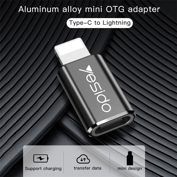 YESIDO GS03 Type-C to iP OTG Fast Charging Data Transmission Connector Adapter