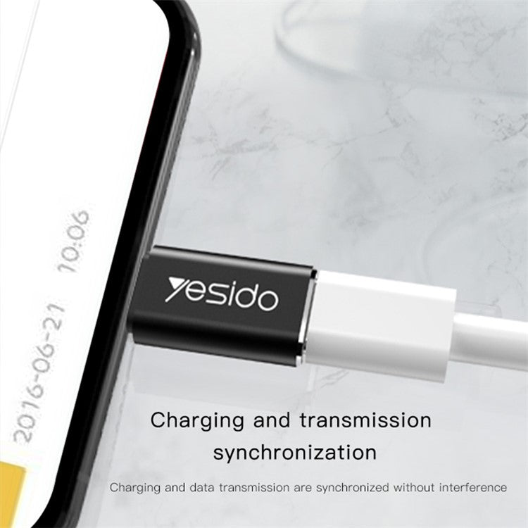 YESIDO GS03 Type-C to iP OTG Fast Charging Data Transmission Connector Adapter