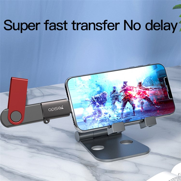 YESIDO GS14 Portable USB 3.0 Female to Lightning Male OTG Adapter for iPhone 12 11 Pro Xs Max XR X 8 7 6