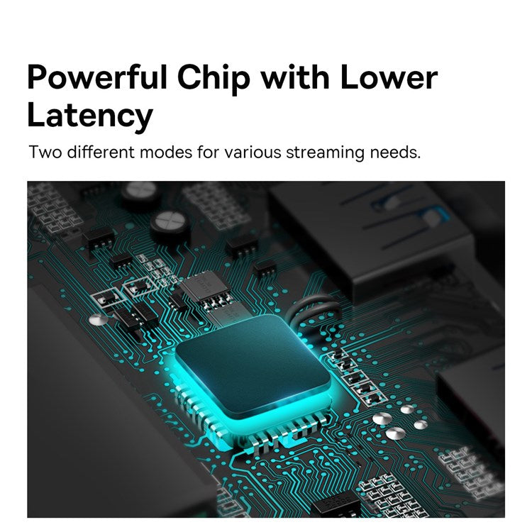 BASEUS Lite Series Type-C to RJ45 LAN Port 1000Mbps Ethernet Adapter - Black