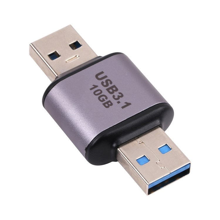 USB 3.1 Male to Male Adapter Aluminum 10Gbps High-Speed Data Transfer for Laptop Computer