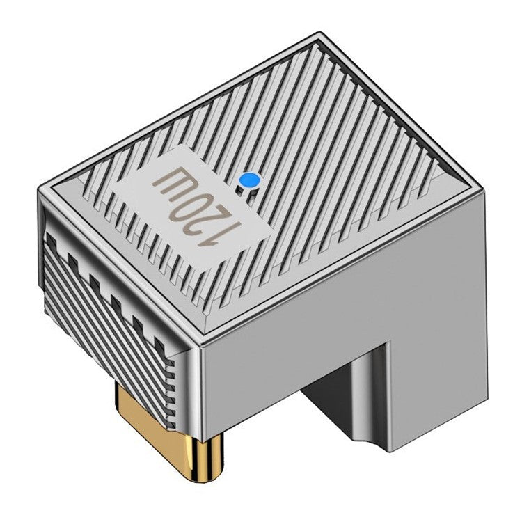 10Gbps USB-A 3.1 Female to Type-C Male U-Shape 120W Fast Charging OTG Adapter - Silver