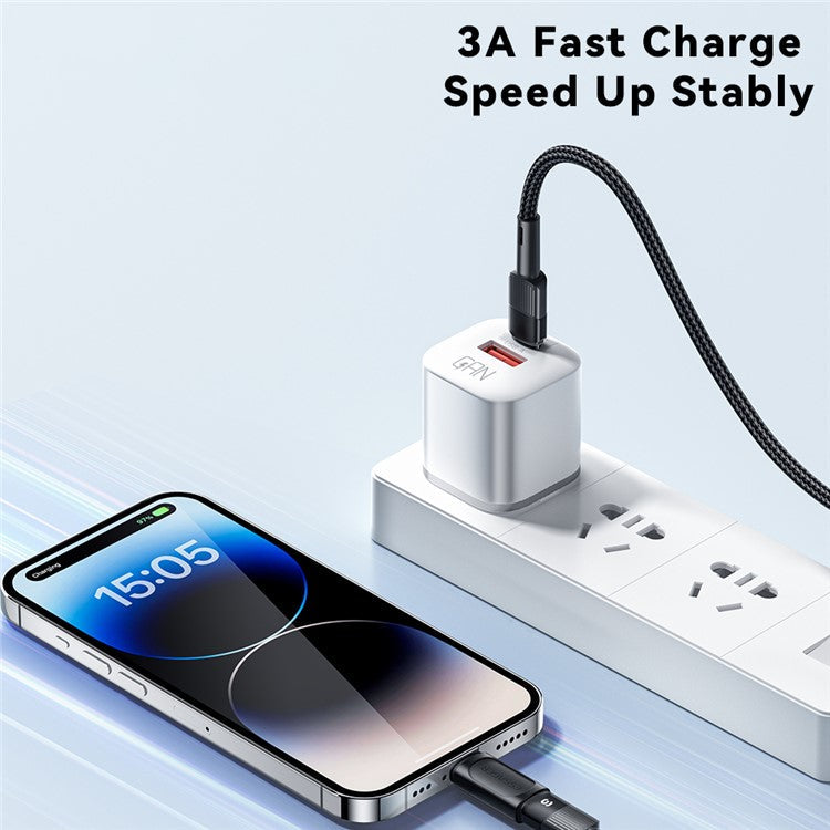 ESSAGER Type-C Male to 8-Pin Female Adapter 480Mbps Data Transmission Converter