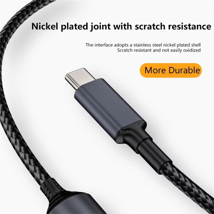 5V / 9V / 20V 7.4x5.0mm DC Female to Type-C Male Adapter Laptop 140W Power Plug Cable Charger