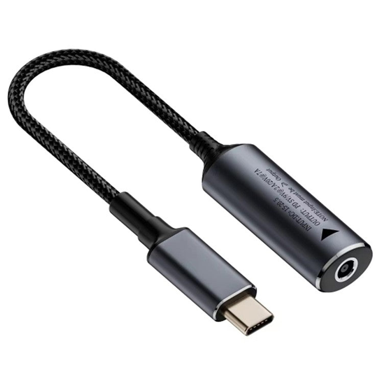 Laptop 140W Power Plug 4.5x3.0mm DC 5V / 9V / 20V Female to Type-C Male Adapter