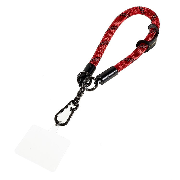 30cm Thickened Lanyard Hand Wrist Strap for Phone, USB Flash Drive, Keychain, ID Name Tag - Red