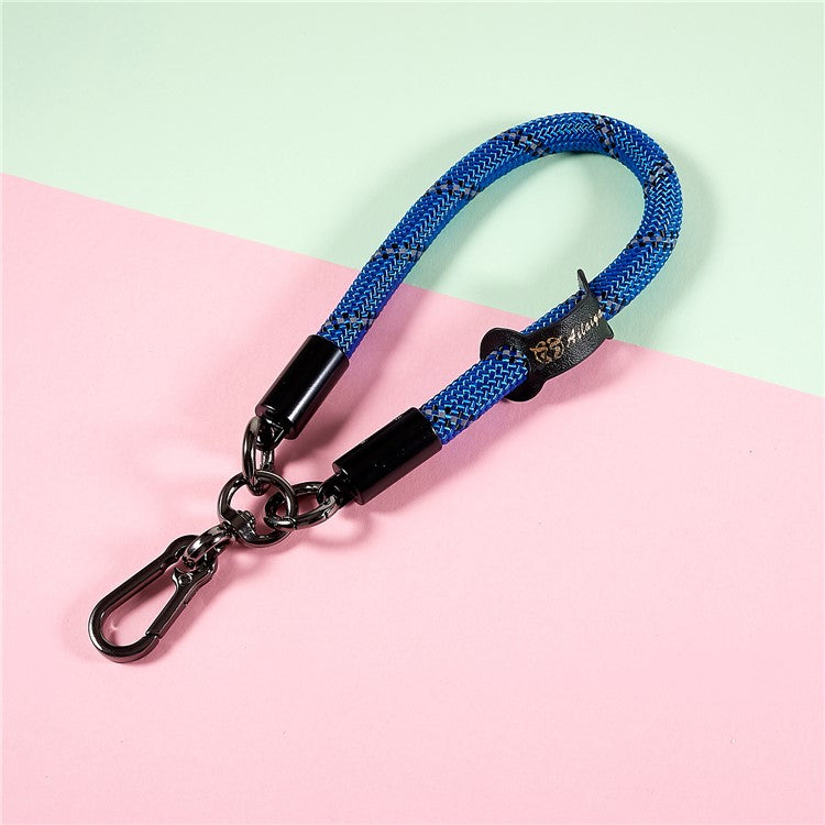30cm Thickened Lanyard Hand Wrist Strap for Phone, USB Flash Drive, Keychain, ID Name Tag - Blue