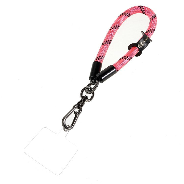 30cm Thickened Lanyard Hand Wrist Strap for Phone, USB Flash Drive, Keychain, ID Name Tag - Pink