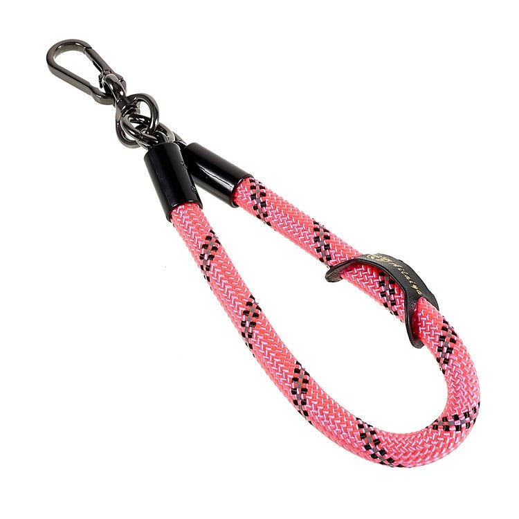 30cm Thickened Lanyard Hand Wrist Strap for Phone, USB Flash Drive, Keychain, ID Name Tag - Pink