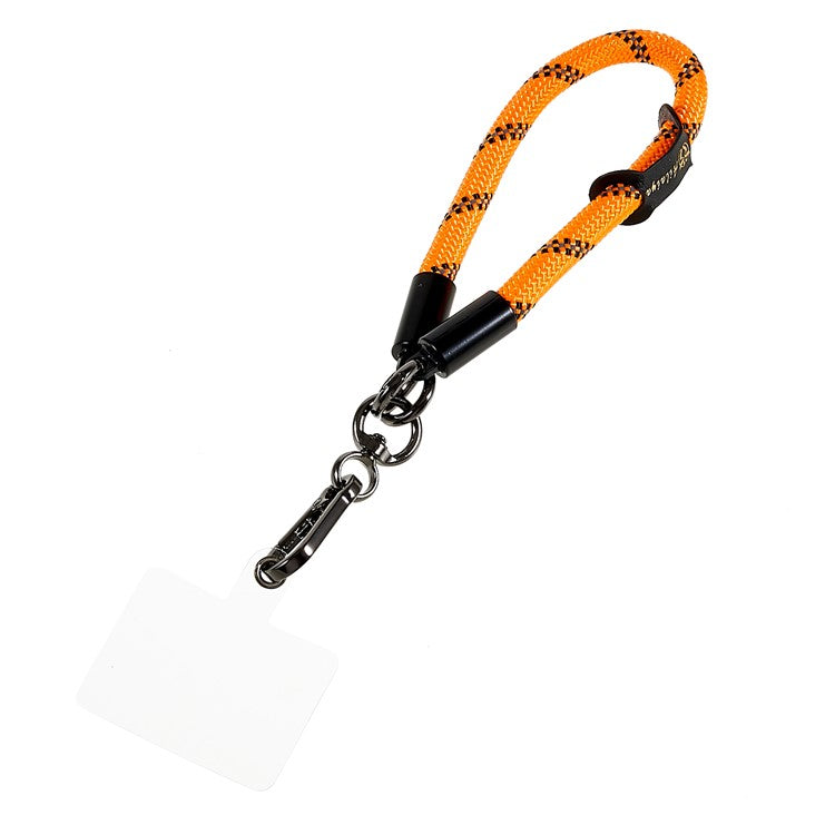 30cm Thickened Lanyard Hand Wrist Strap for Phone, USB Flash Drive, Keychain, ID Name Tag - Orange