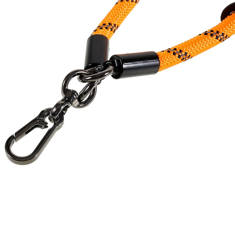 30cm Thickened Lanyard Hand Wrist Strap for Phone, USB Flash Drive, Keychain, ID Name Tag - Orange