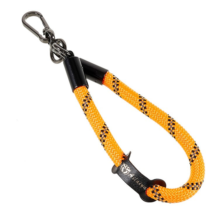 30cm Thickened Lanyard Hand Wrist Strap for Phone, USB Flash Drive, Keychain, ID Name Tag - Orange