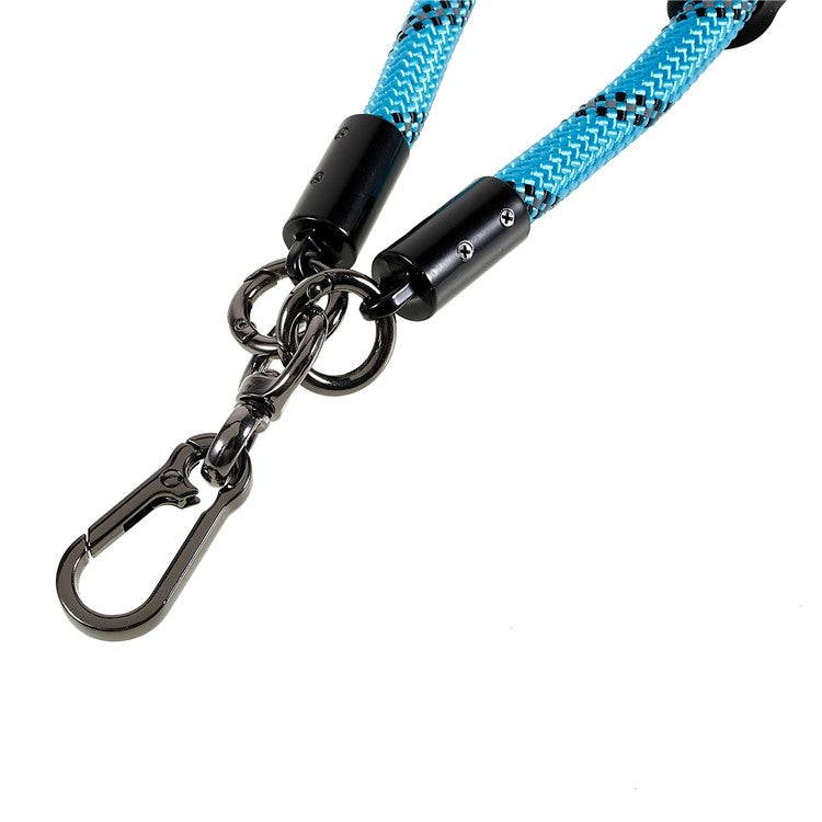 30cm Thickened Lanyard Hand Wrist Strap for Phone, USB Flash Drive, Keychain, ID Name Tag - Sky Blue