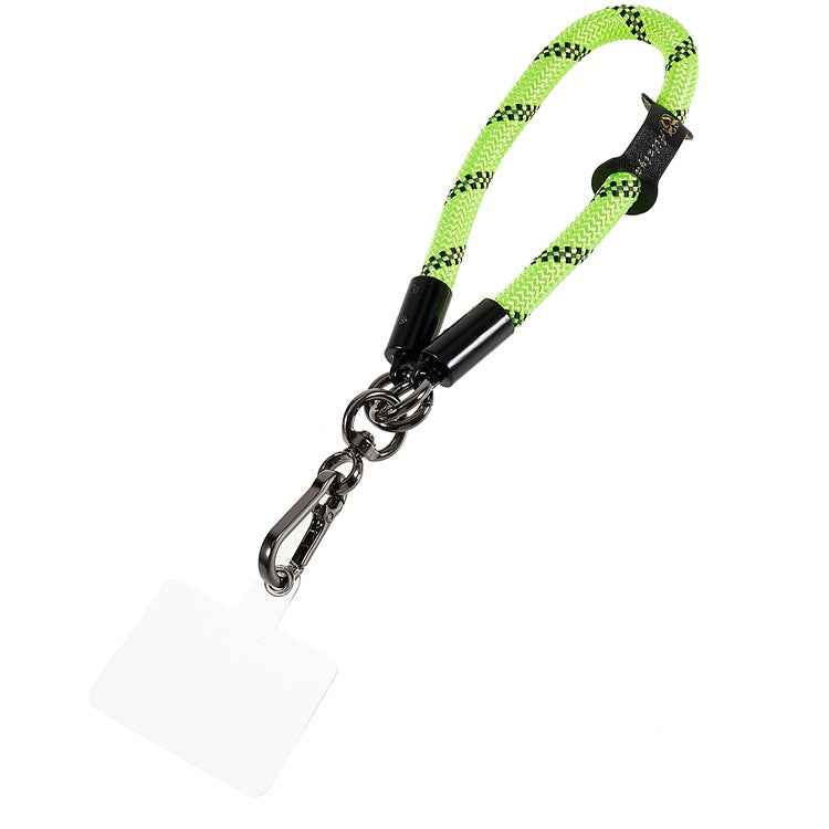 30cm Thickened Lanyard Hand Wrist Strap for Phone, USB Flash Drive, Keychain, ID Name Tag - Fluorescent Green