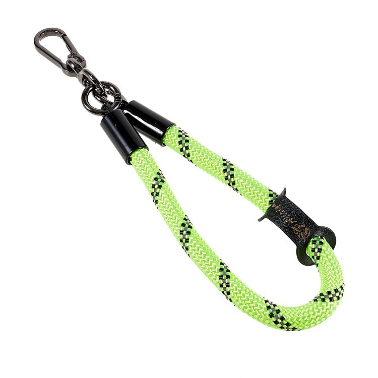 30cm Thickened Lanyard Hand Wrist Strap for Phone, USB Flash Drive, Keychain, ID Name Tag - Fluorescent Green