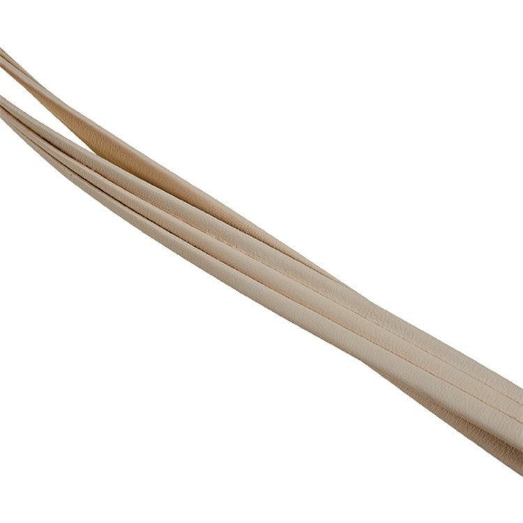 45cm Leather Neck Strap for Name Tag / Keys Universal Cell Phone Case Hanging Neck Lanyard - Apricot