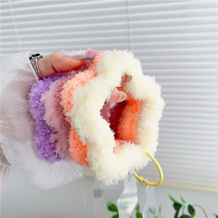 A9 Style Plush Phone Lanyard Star Hand Wrist Strap with Tether Tab - Black