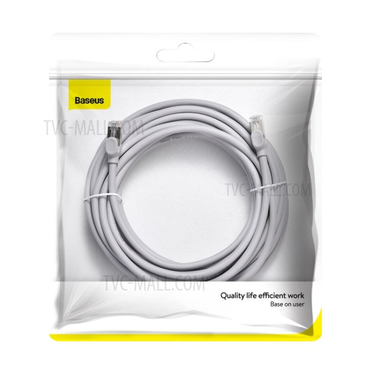 BASEUS 10M Cat 6 RJ45 High Speed Round Gigabit Network Cable - Grey