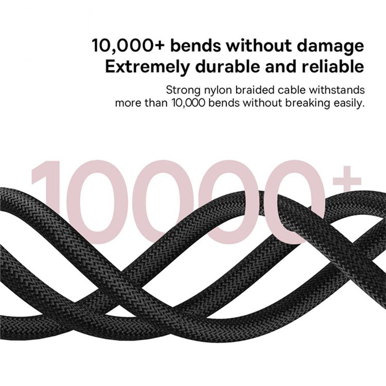 BASEUS New Cafule Series 2.4A Fast Charging Cable USB to iP Data Cord, Length: 2m - Red+Black