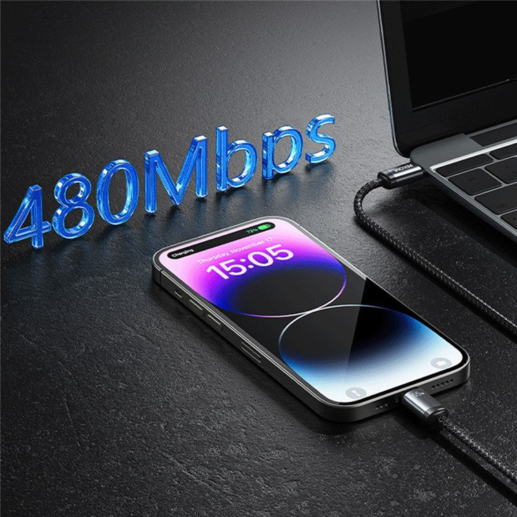 WEKOME WDC-32i USB to Lightning Data Cord Fast Charging 480Mbps Data Cable