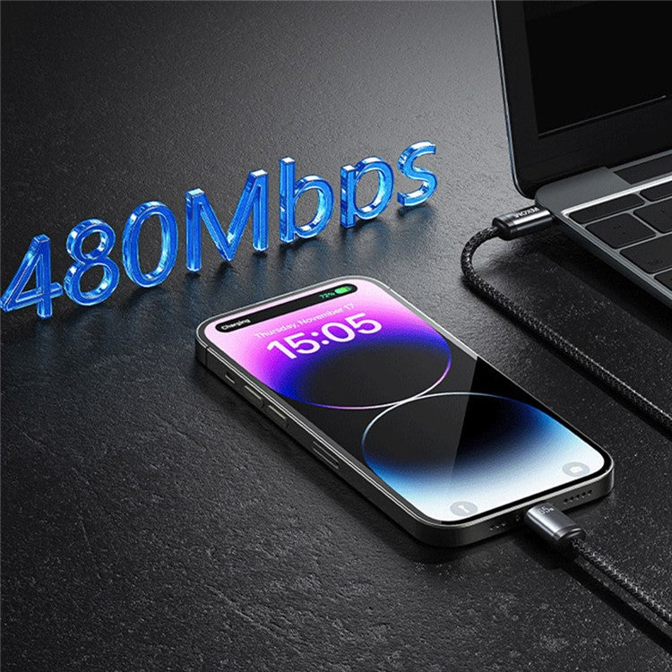 WEKOME WDC-32m USB to Micro USB Data Cord Fast Charging 480Mbps Data Cable