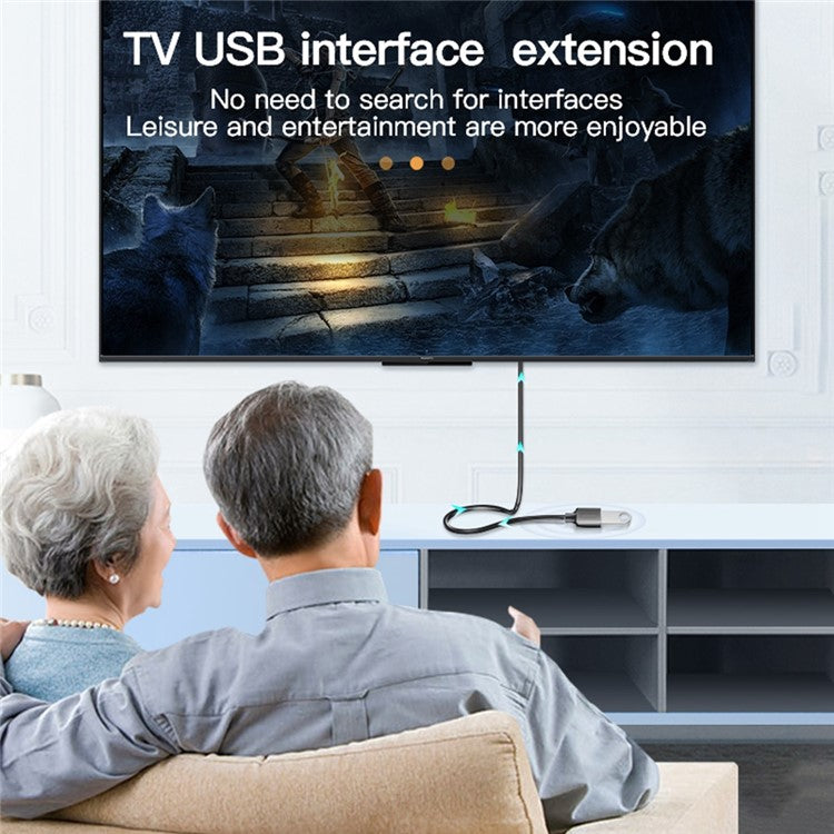 MINDPURE US103 0.5m Fast Speed USB 3.0 Extension Cable Male to Female Extender Cord for Laptop PC