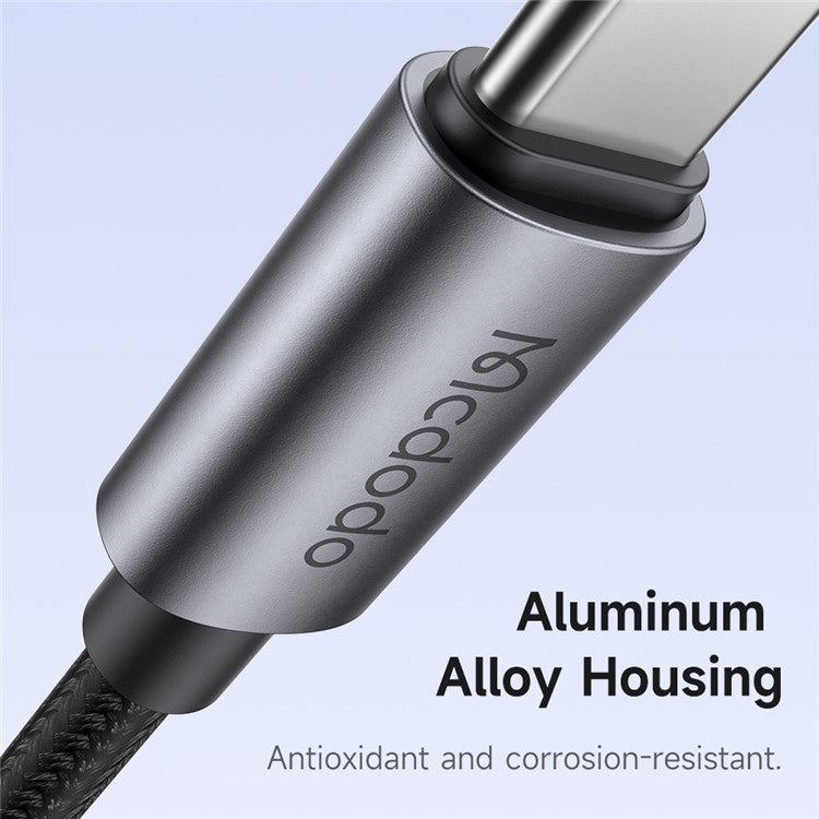 MCDODO CA-5740 1.2m Type-C to Type-C 100W Charging Data Cable with Breathing Light