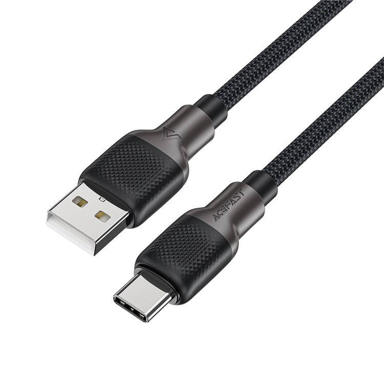 ACEFAST C10-04 1.2m USB-A to USB-C 3A Charging Cable Data Transfer Braided Silicone Cable