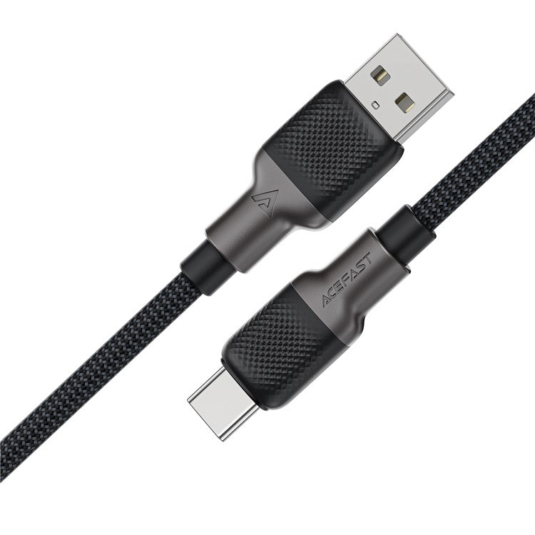 ACEFAST C10-04 1.2m USB-A to USB-C 3A Charging Cable Data Transfer Braided Silicone Cable