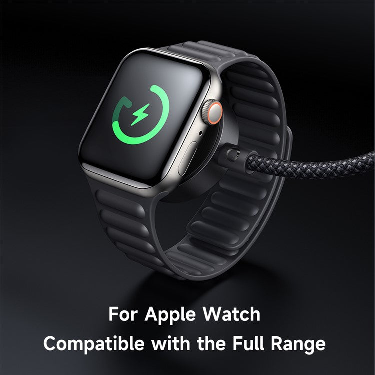 MCDODO CA-2200 1.2m Type-C to Type-C 60W Charging Cable with Wireless Charger for Apple Watch