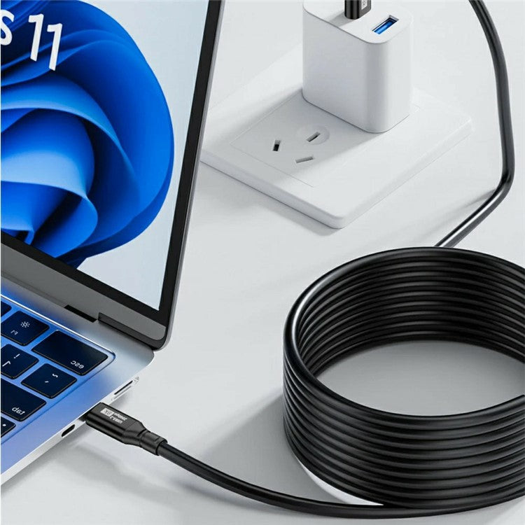 5m USB 3.2 Type-C PD 100W Fast Charging Cable 20Gbps Transmission 8K / 60Hz Screen Projection Wire