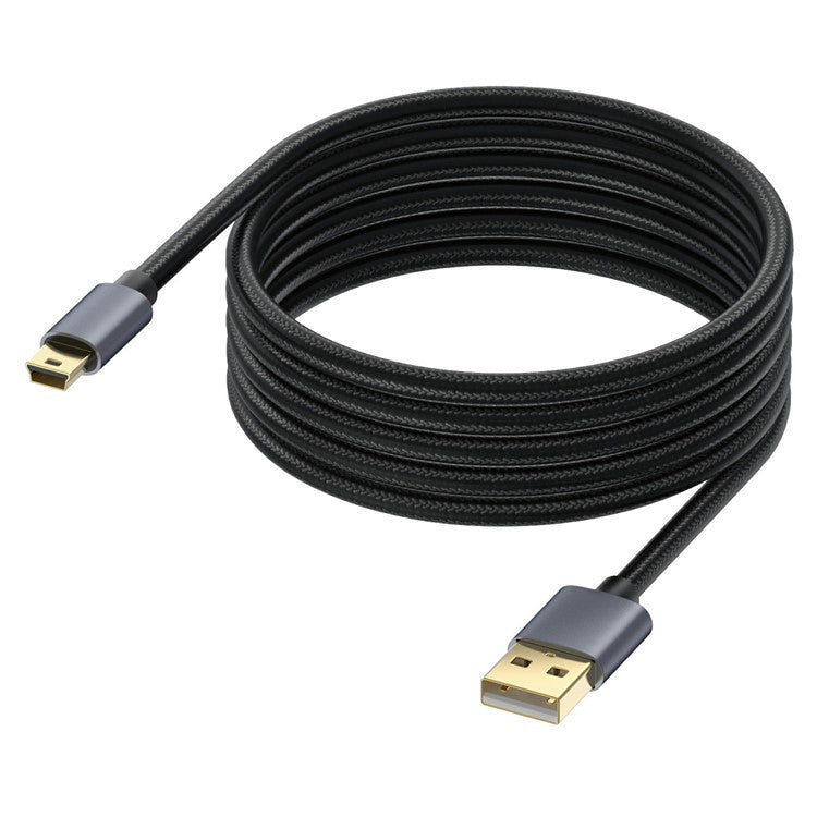 10m USB 2.0 to Mini B Male Charger Cord USB Mini to USB Charging Cable for PS3 Controller / MP3 Player / Camera