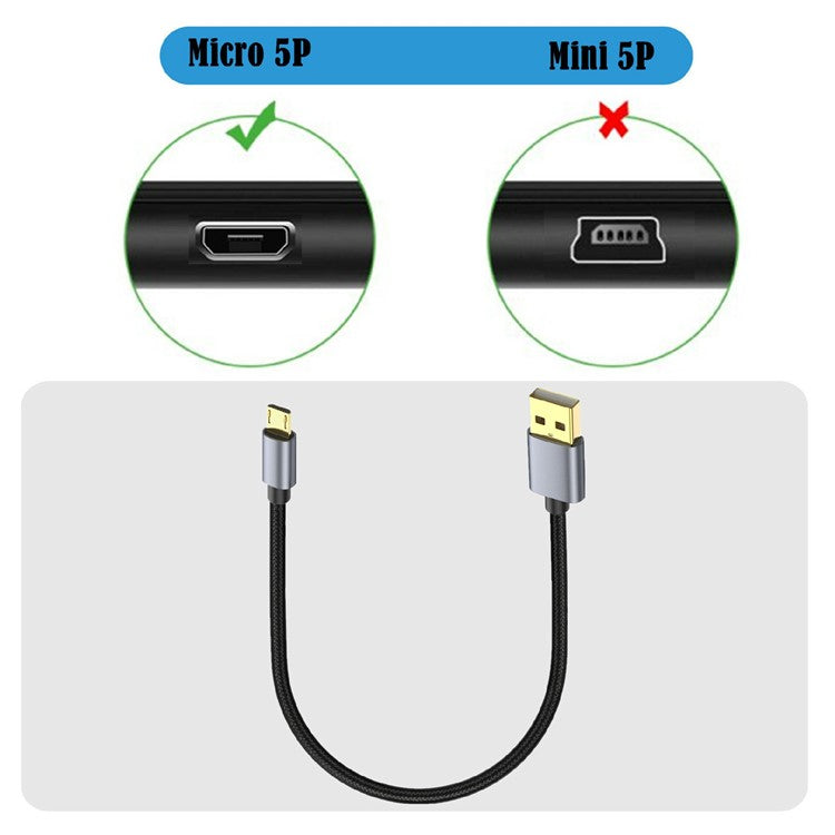 3m 480Mbps USB A to Micro Charge and Sync USB Cable for Samsung Galaxy J7 / S7 / S6 / Kindle Fire HD Tablets / PS4