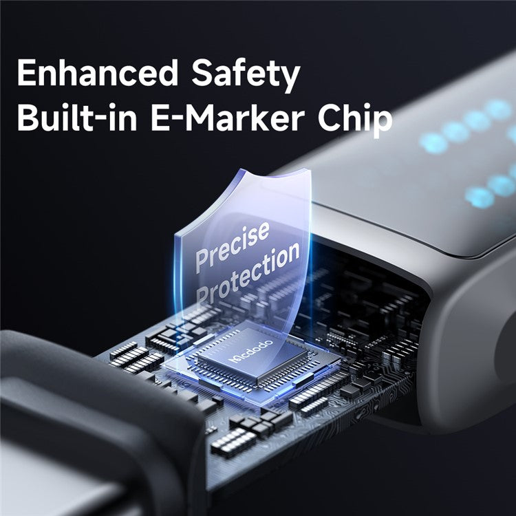 MCDODO CA-4250 1.2m Type-C to Type-C Cable 100W Fast Charging Nylon Braided Data Cable