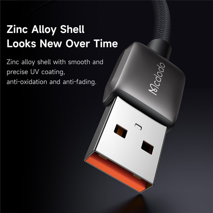 MCDODO CA-5250 1.2m USB-A to Lightning 3A Cable Charging Speed Visible Data Cord