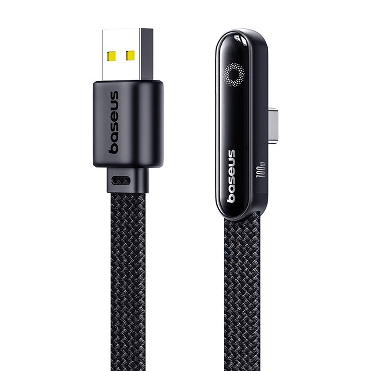 Baseus MVP 3 2m 100W Fast Charging Cable USB-A to USB-C Bent Port Data Cord