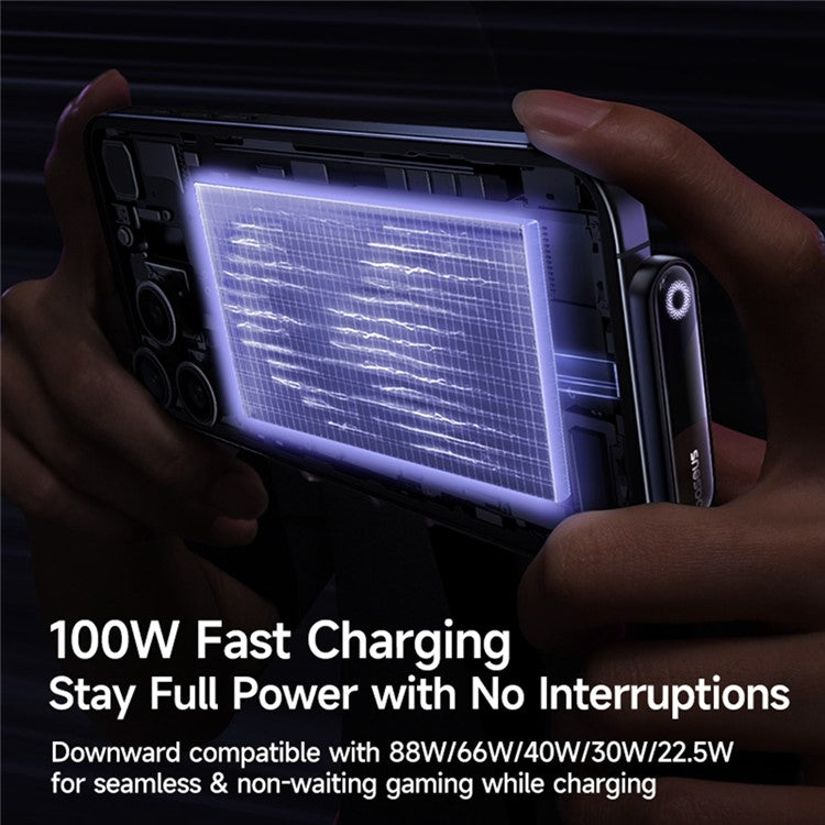 Baseus MVP 3 2m 100W Fast Charging Cable USB-A to USB-C Bent Port Data Cord