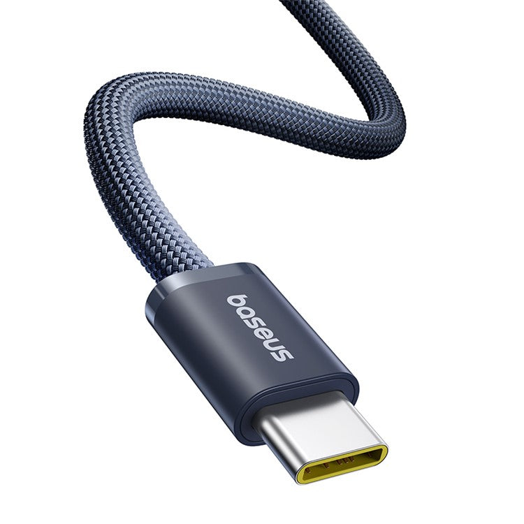 BASEUS Dynamic 4 2m 100W Fast Charging Cable USB-C to USB-C Nylon Braided Wire - Dark Blue