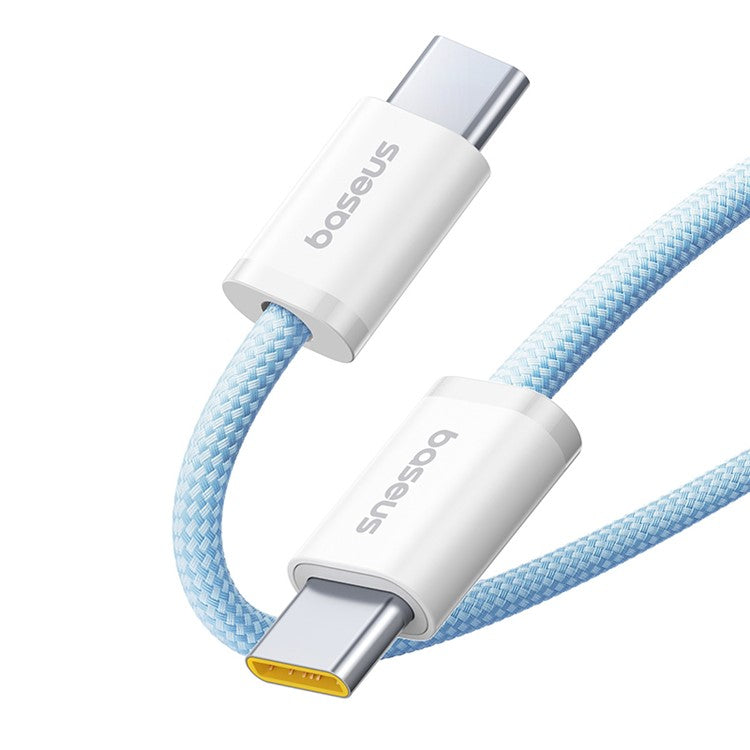 BASEUS Dynamic 4 2m 100W Fast Charging Cable USB-C to USB-C Nylon Braided Wire - Blue
