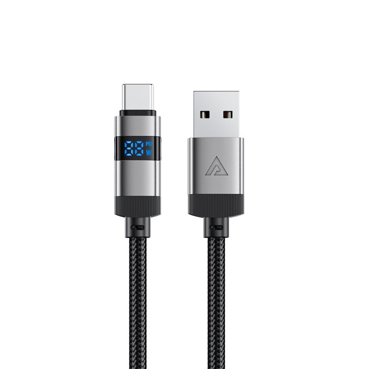 ACEFAST C15-04 1.2m USB-A to USB-C Digital Display Charging Cable 3A Fast Charge Data Cord