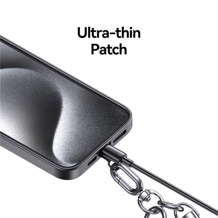 USAMS SJ746 1.2m Crossbody Phone Lanyard Type-C To Lightning 30W Charging Cable - Fluorescent Green
