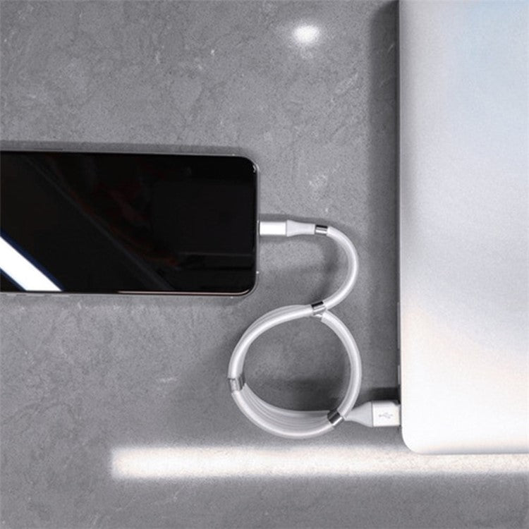 Magnetic Absorption Lightning Data Line Cable 2.4A Fast Charging Cable