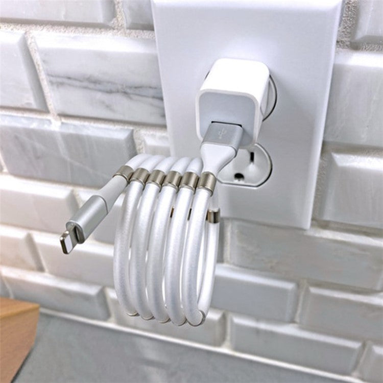 Magnetic Absorption Lightning Data Line Cable 2.4A Fast Charging Cable