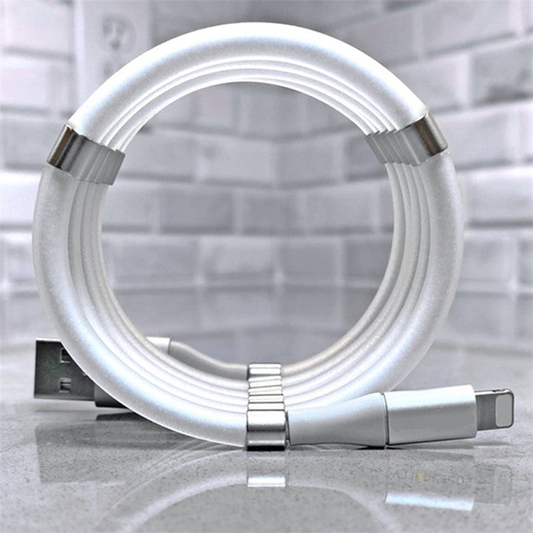 Magnetic Absorption Lightning Data Line Cable 2.4A Fast Charging Cable