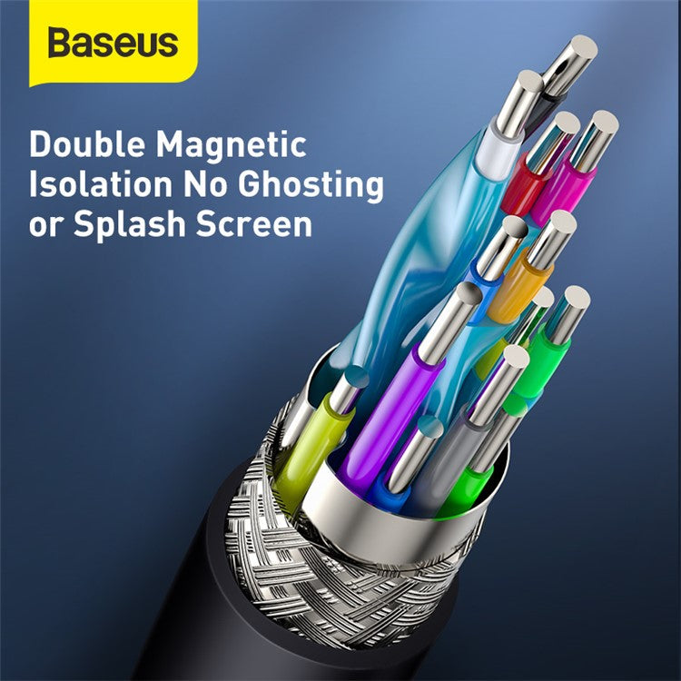 BASEUS 4K High Definition Series Male-to-Male HDMI Adapter Cable 8m Black